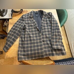 Madewell Plaid Blazer